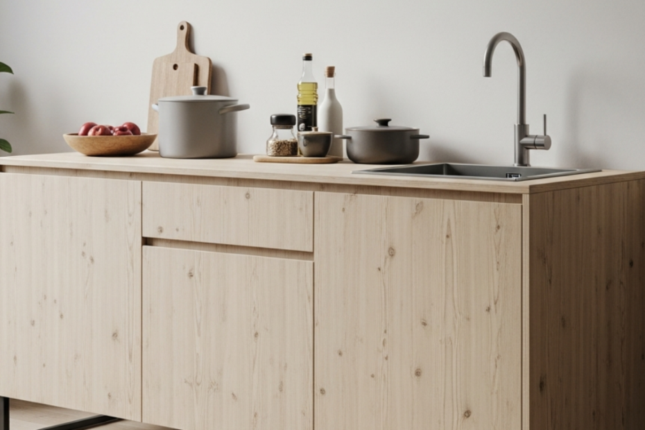 kitchen set minimalis anti rayap dan lembab