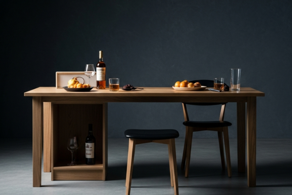 kitchen set minimalis dan mini bar