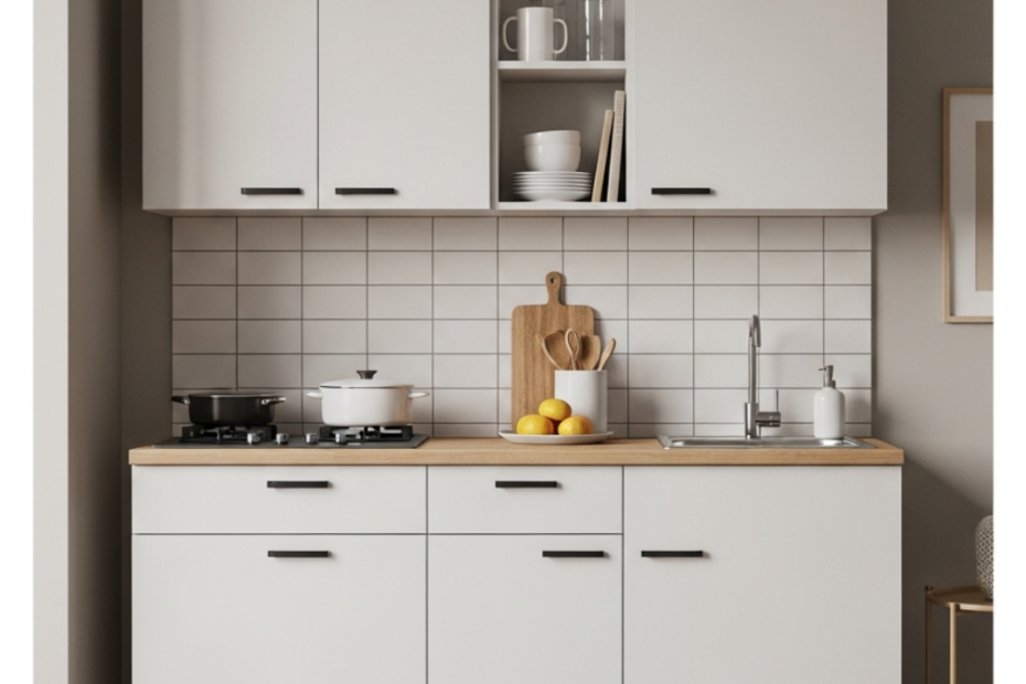 kitchen set minimalis dapur kecil murah