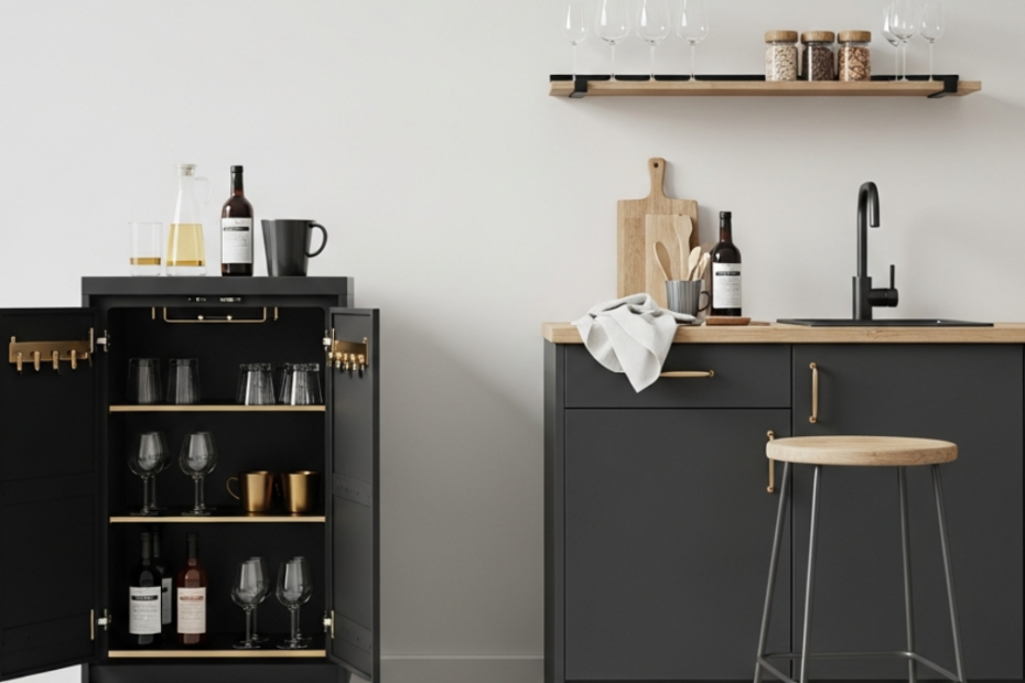 kitchen set minimalis mini bar